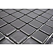 Mosaikfliese Quadrat Eco VP25900PUR (31,6 x 31,6 cm, Glas, Schwarz, Glänzend) | BAUHAUS