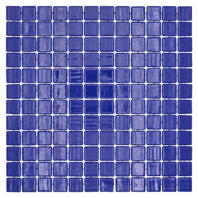 Mosaikfliese Quadrat Eco VP25803PUR (31,6 x 31,6 cm, Glas, Dunkelblau, Glänzend) | BAUHAUS