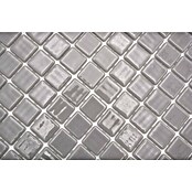 Mosaikfliese Quadrat Eco VP25108PUR (31,6 x 31,6 cm, Glas, Grau, Glänzend) | BAUHAUS