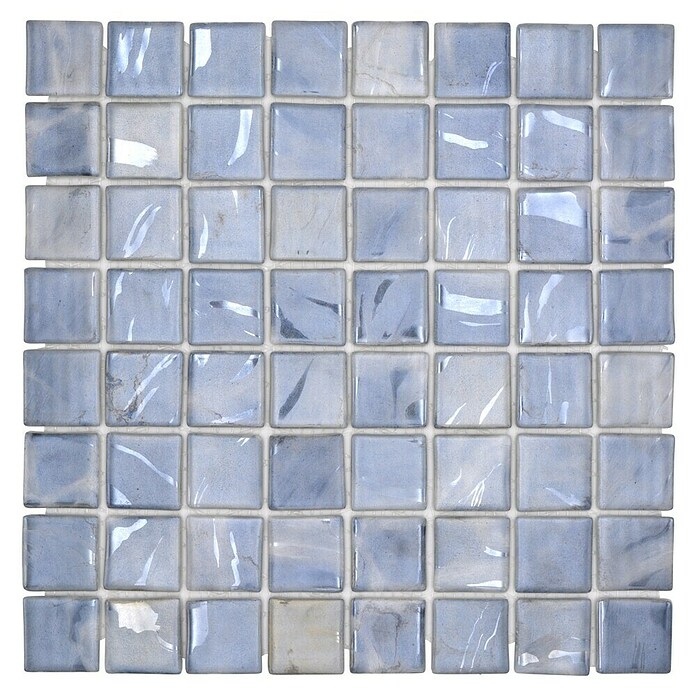 Mozaik pločica Quadrat Eco VP71384PUR  (31,6 x 31,6 cm, Staklo, Siva, Sjaj) | BAUHAUS
