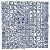Mosaikfliese Quadrat Eco (31,6 x 31,6 cm, Glas, Blaugrau, Glänzend) | BAUHAUS