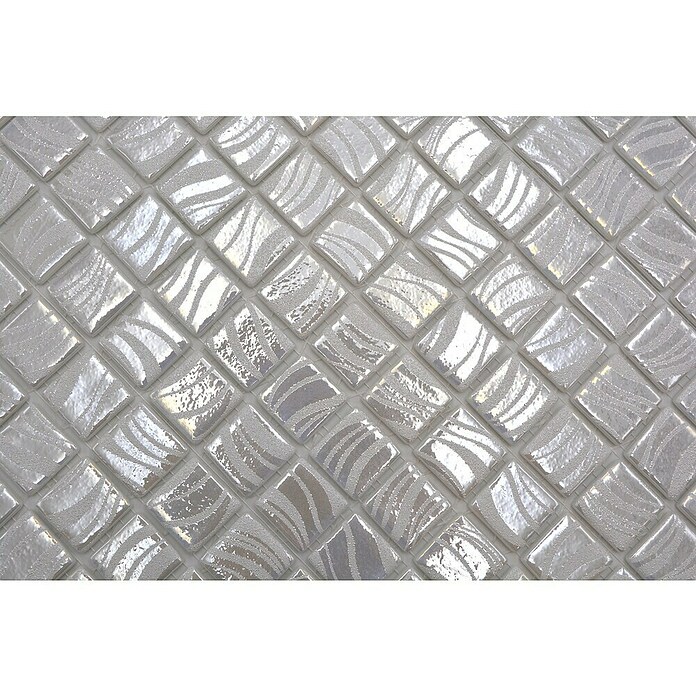 Mosaikfliese Quadrat Eco VP78252PUR (31,6 x 31,6 cm, Glas, Weiß, Glänzend) | BAUHAUS