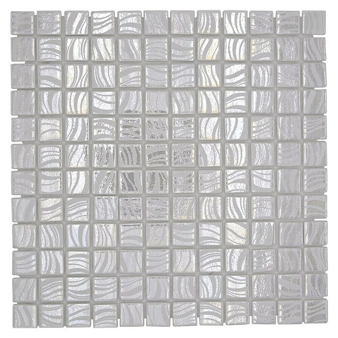 Mosaikfliese Quadrat Eco VP78252PUR (31,6 x 31,6 cm, Glas, Weiß, Glänzend) | BAUHAUS