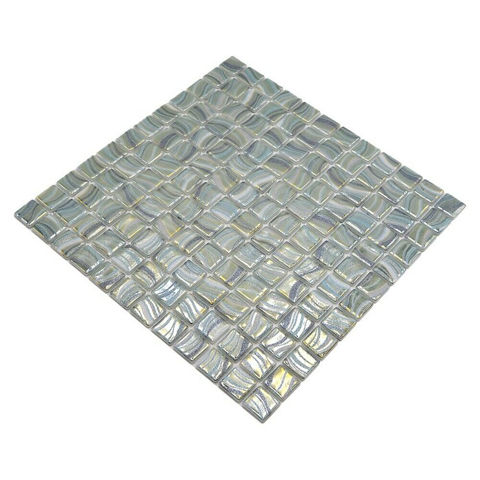 Mosaikfliese Quadrat Eco VP78256PUR (31,6 x 31,6 cm, Glas, Jade, Glänzend) | BAUHAUS