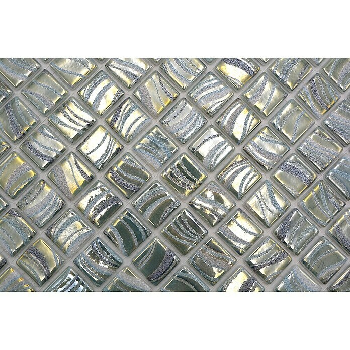 Mosaikfliese Quadrat Eco VP78256PUR (31,6 x 31,6 cm, Glas, Jade, Glänzend) | BAUHAUS