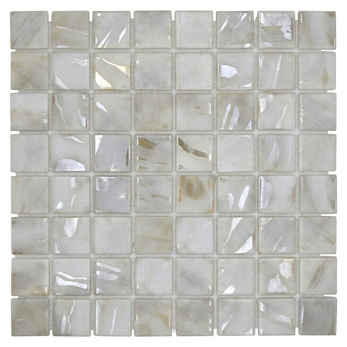 Mozaik pločica Quadrat Eco VP71380PUR  (31,6 x 31,6 cm, Staklo, Bež, Sjaj) | BAUHAUS