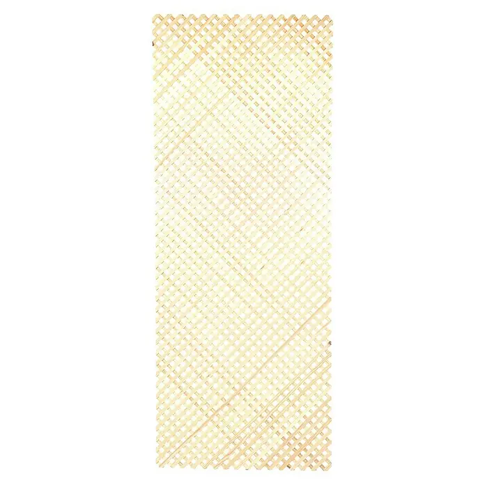 Celosía para exterior D12 Clásica - 85 x 218 cm - Estera de bambú tejida. Ideal como fondo o textura para proyectos creativos, el material natural aporta calidez e interés visual.