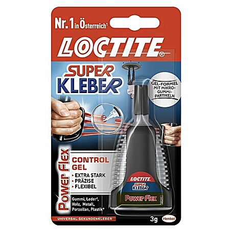 Loctite Sekundenkleber Control (3 g, Gelartig, Tube)