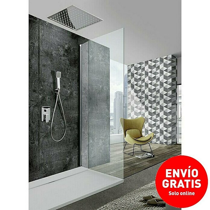 Imex Conjunto de ducha empotrado Volga (Color: Cromo, Brillante)