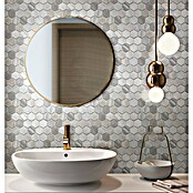 Mosaikfliese Hexagon CG SAN1 (Weiß, Glänzend, L x B x S: 25,3 cm x 29,3 cm x 7 mm) | BAUHAUS
