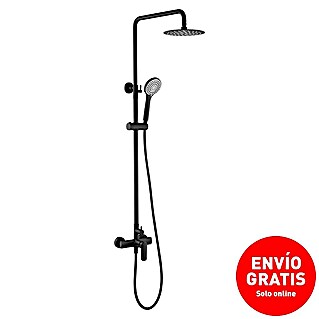 Imex Ural Sistema de ducha (Con grifo monomando, Negro)