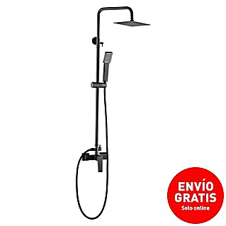 Camargue Adriatic Sistema de ducha (Con grifo monomando, Black gun metal)