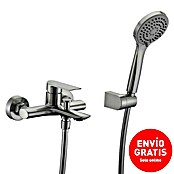 Imex Ural Grifo monomando de bañera (Níquel) | BAUHAUS