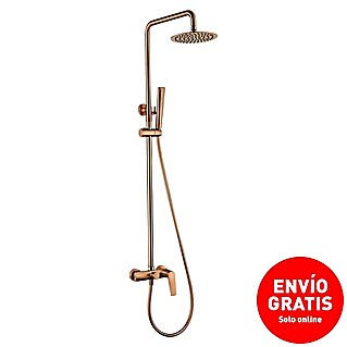 Imex Delos Sistema de ducha (Grifo monomando, Oro rosa)