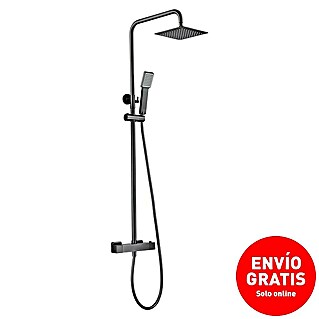 Imex Art Sistema de ducha (Grifo termostático, Black gun metal)