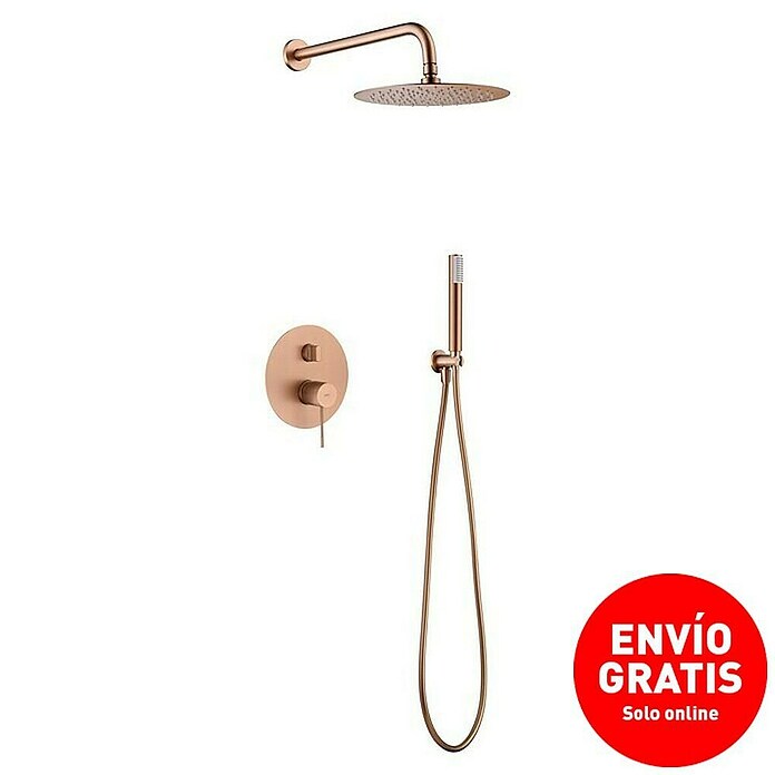 Imex Line Sistema de ducha empotrado (Oro rosa) | BAUHAUS