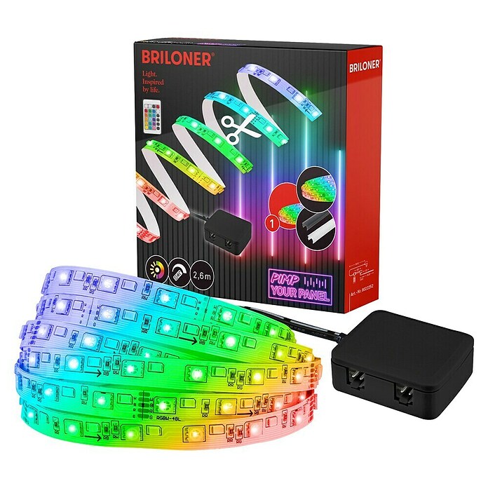 Briloner Kit de iniciación Pimp Your Panel (2.625 mm, RGBW, 650 lm) | BAUHAUS