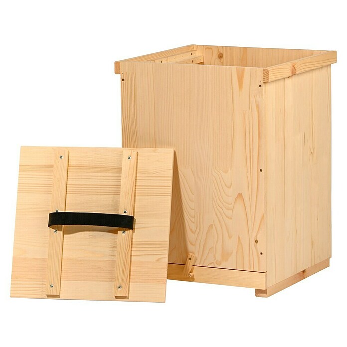 Dobar Transportbox für Honigwaben (36,5 x 39,5 x 51 cm, Holz, Natur) | BAUHAUS