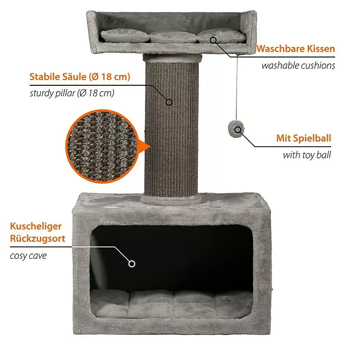 Dobar Kratzbaum Cozy - 35 x 60 x 100 cm online kaufen bei BAUHAUS