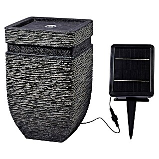 Dobar Standbrunnen Hera LED + Solar-Panel (25 x 25 x 40 cm)