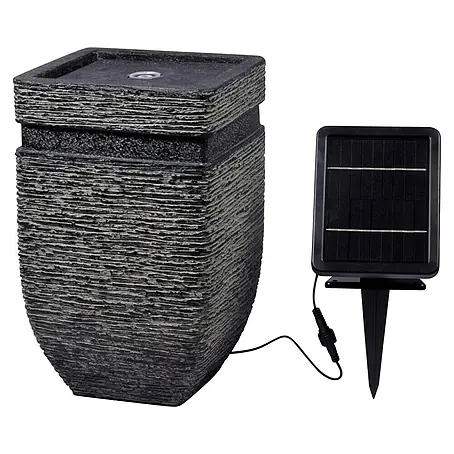 Dobar  Standbrunnen Hera LED + Solar-Panel