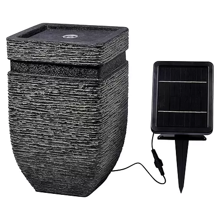Dobar  Standbrunnen Hera LED + Solar-Panel