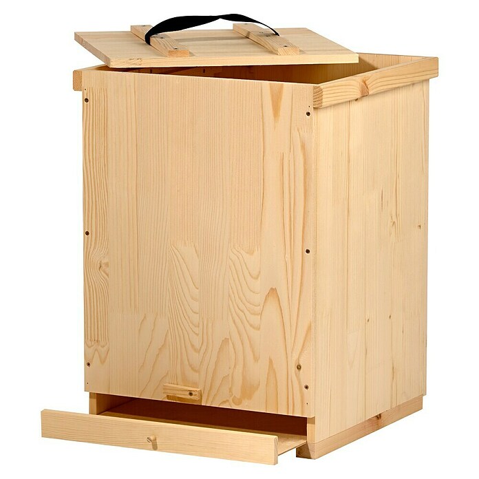 Dobar Transportbox für Honigwaben (36,5 x 39,5 x 51 cm, Holz, Natur) | BAUHAUS