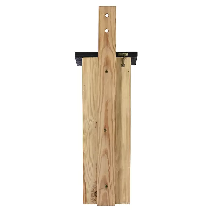 Dobar Nistkasten - Natur/ Dunkelbraun, Holz - Hölzerne Staffelei mit verstellbarer Halterung und Messingverschluss.