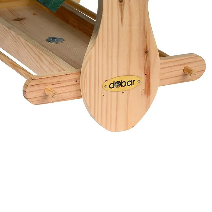 Dobar Vogelhaus Nuuk - 48 x 24 x 29 cm, Holz, Natur/ Grün - Detailansicht eines Holzprodukts von Dobar, das handwerkliche Qualität und natürliche Materialien vereint.