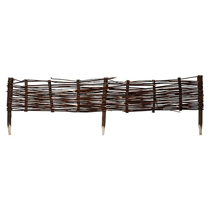 Dobar Beeteinfassung 4er Set (100 x 20 cm, Weide) | BAUHAUS