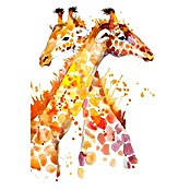 Impresión artística Jirafa (Animales, 100 x 140 cm)