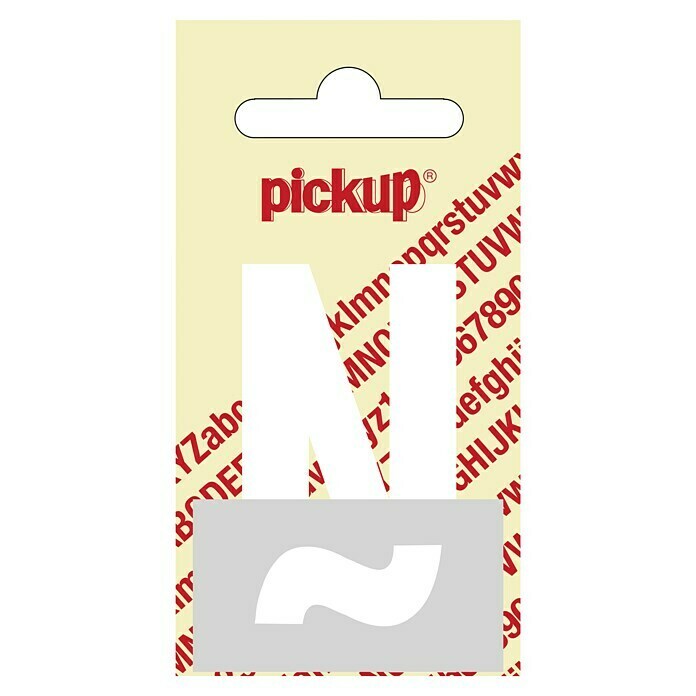 Pickup Etiqueta adhesiva (Motivo: Ñ, Blanco)