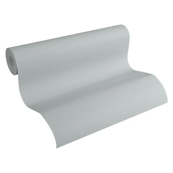 A.S. Création Vliestapete Glatte Wand Meistervlies 5 - Grau, Uni, 10,05 x 0,53 m - Eine Rolle graue Raufasertapete, ideal für die Wandgestaltung und Renovierung. Die Tapete bietet eine strukturierte Oberfläche und ist einfach anzubringen.