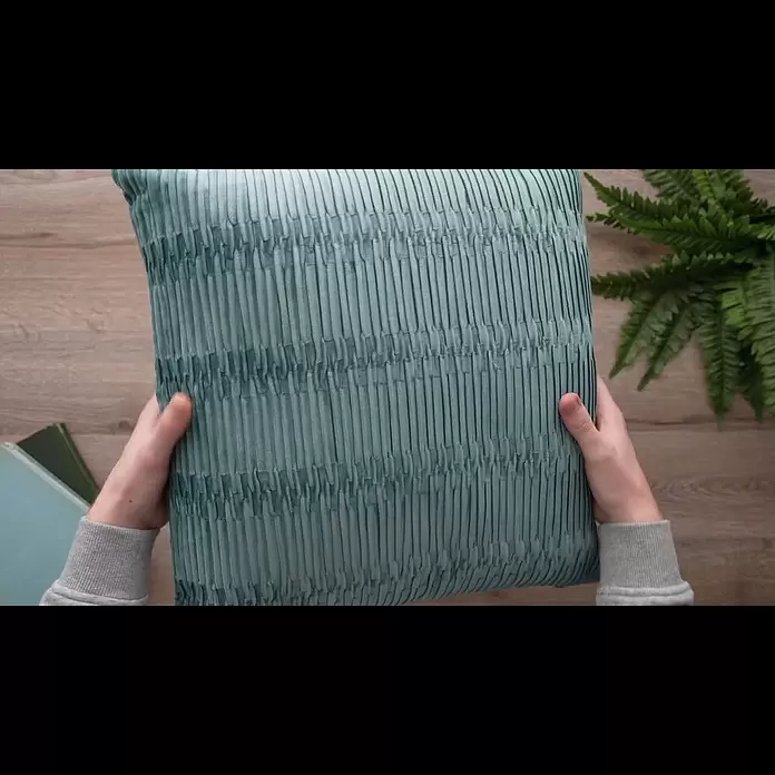 Kissen Tess - Blau, 45 x 45 cm, 100 % Baumwolle - Kissen Tess