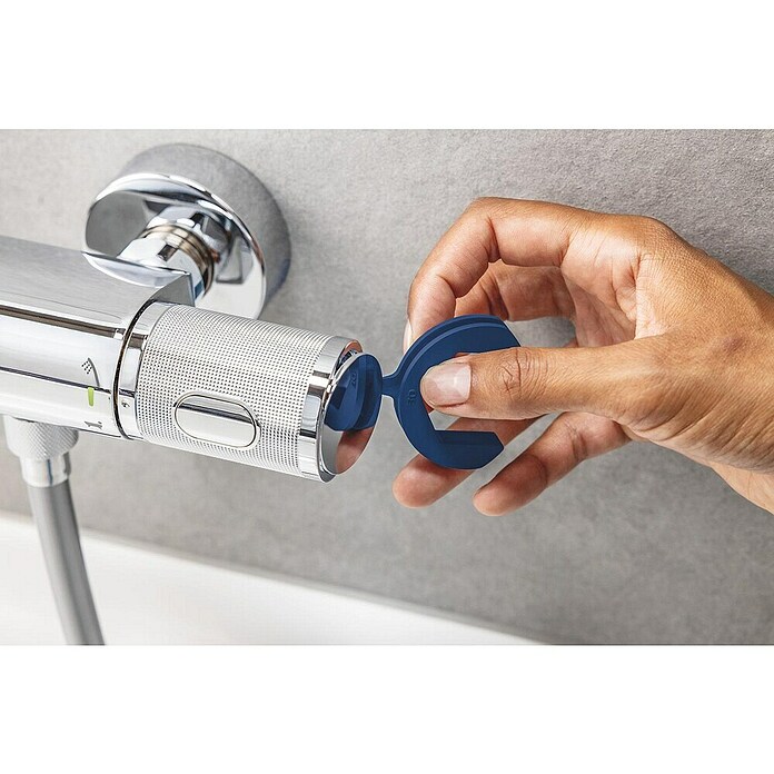 Grohe Vitalio Start Sistema de ducha (Altura: 101,6 cm, Con termóstato, Número de tipos de chorro: 2 ud., Cromo) | BAUHAUS