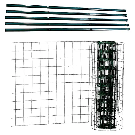 Valla de alambre con postes BAUHAUS