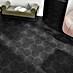 Feinsteinzeugfliese Hexagon Gaudi Black 