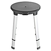 Wenko Secura Premium Kopalniški stol  (Nastavitev višine: 43 cm - 52,5 cm, Nosilnost: 130 kg, Antracit) | 3717 - Sicherheitsprogramm | DADD - Accessoires | DAD - Badausstattung | DA - Badausstattung/Bäderwelt | D - Sanitär | BAUHAUS