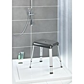 Wenko Secura Premium Stolica za kupaonicu Secura Premium  (Podešavanje po visini: 42 cm - 52 cm, Opteretivost: 130 kg, Antracit) | BAUHAUS