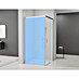 Camargue Mampara de ducha esquinera Aqua angular 1 lado 