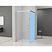 Camargue Mampara de ducha esquinera Aqua angular 1 lado (An x Al: 100 x 195 cm, Vidrio transparente, 6 mm, Cromo) | BAUHAUS