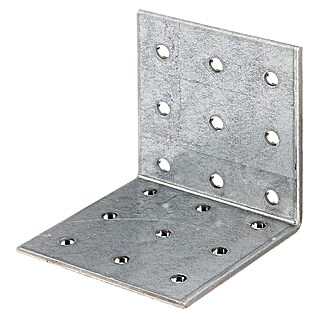 Alberts Escuadra con placa perforada (L x An x Al: 60 x 60 x 60 mm)