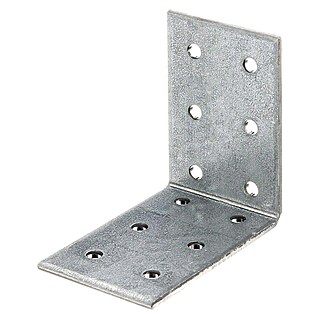 Alberts Escuadra con placa perforada (L x An x Al: 60 x 60 x 40 mm)