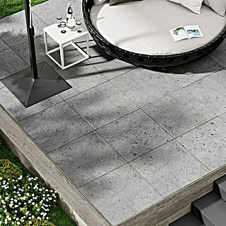 Marazzi Terrassenfliese Esterno 20T Gris Fleury (60 x 60 x 2 cm, Grau, Matt)