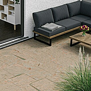 Marazzi Terrassenfliese Esterno 20T Multiquartz (60 x 60 x 2 cm, Beige, Matt)