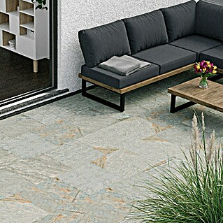 Marazzi Terrassenfliese Esterno 20T Multiquartz (60 x 60 x 2 cm, Grau, Matt)