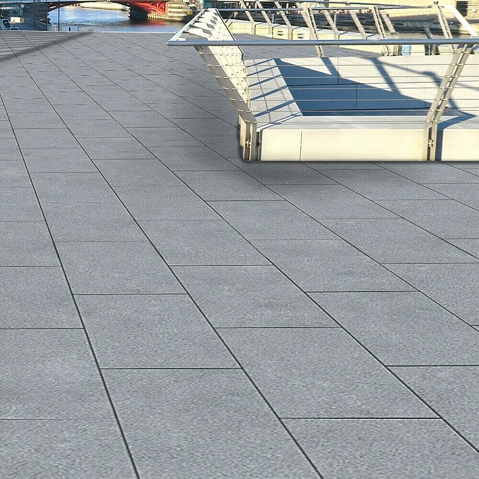 Terrassenfliese Cera 2.0 (45 x 90 x 2 cm, Fortezza Diorite, Matt) | BAUHAUS