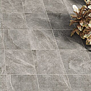 Feinsteinzeugfliese Click and Go Ardesia Grey (60 x 60 cm, Grau, Matt)