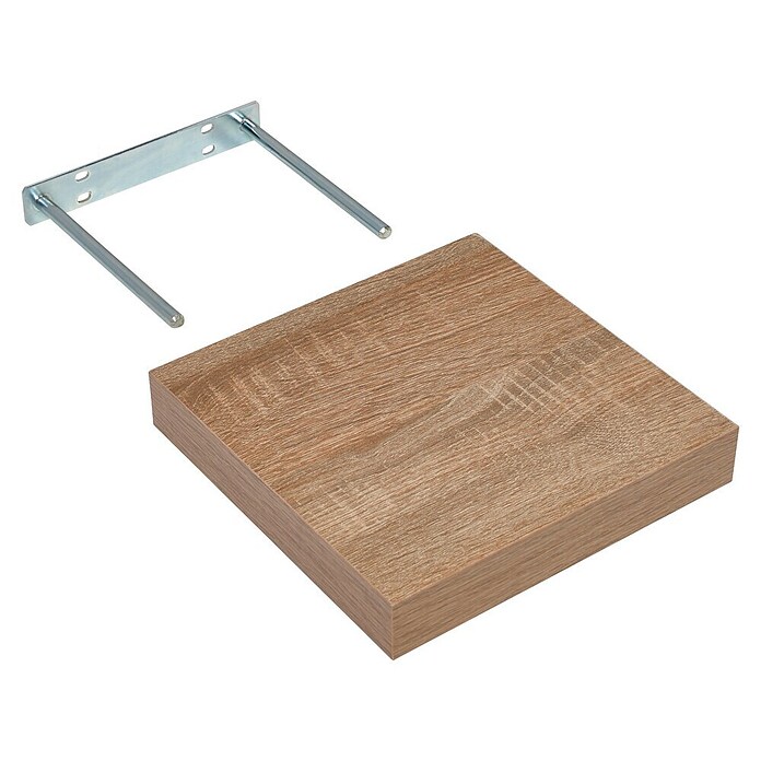 Regalux Stenska polica XL4  (Do x Š x V: 23,5 x 24 x 3,8 cm, Nosilnost: 5 kg) | 1260 - Regalböden Holz | AAFD - Regalsysteme | AAF - Regalsysteme | AA - Eisenwaren | A - Eisenwaren | BAUHAUS