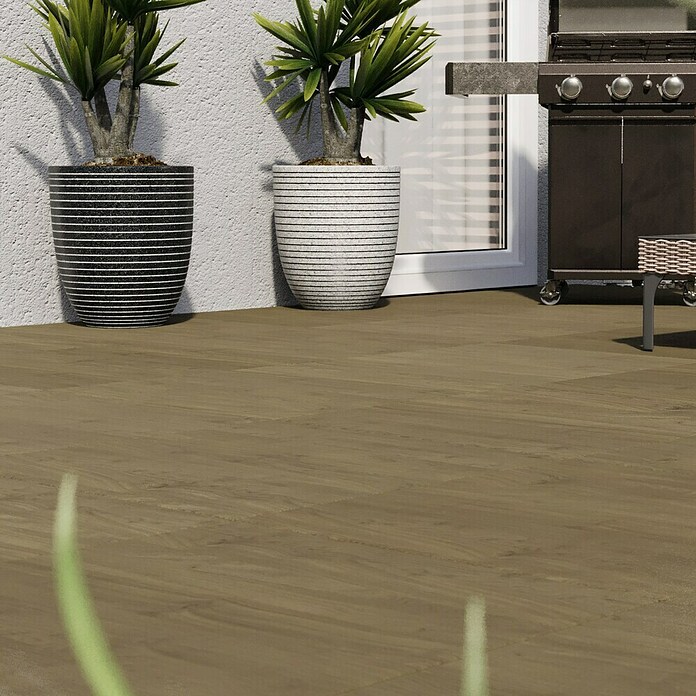 Terrassenfliese Garden Rustbrown 2.0 (59,7 x 59,7 x 2 cm, Braun, Matt) | BAUHAUS